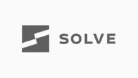 Solve logo with geometric design